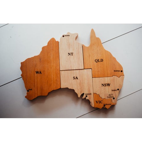 Qtoys -  Australian Map Puzzle