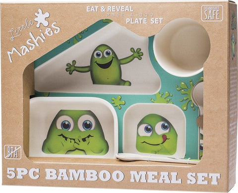 Little Mashies - 5pc Bamboo Meal Set Biodegradable - Eco Child