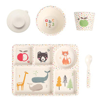 Love Mae - Bamboo Divided Plate Set ABC - Eco Child