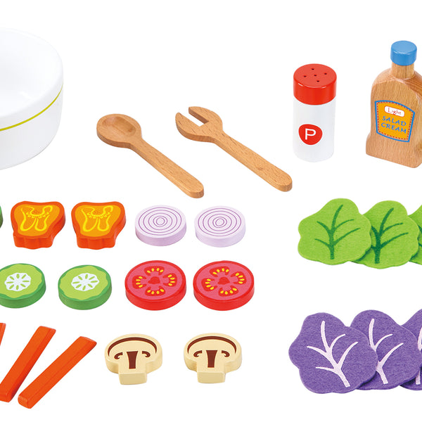 New Classic Toys - Wooden Salad Set - Eco Child