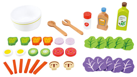 New Classic Toys - Wooden Salad Set - Eco Child