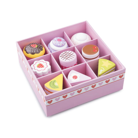 New Classic Toys - Wooden Petit Four Cake Set - Eco Child