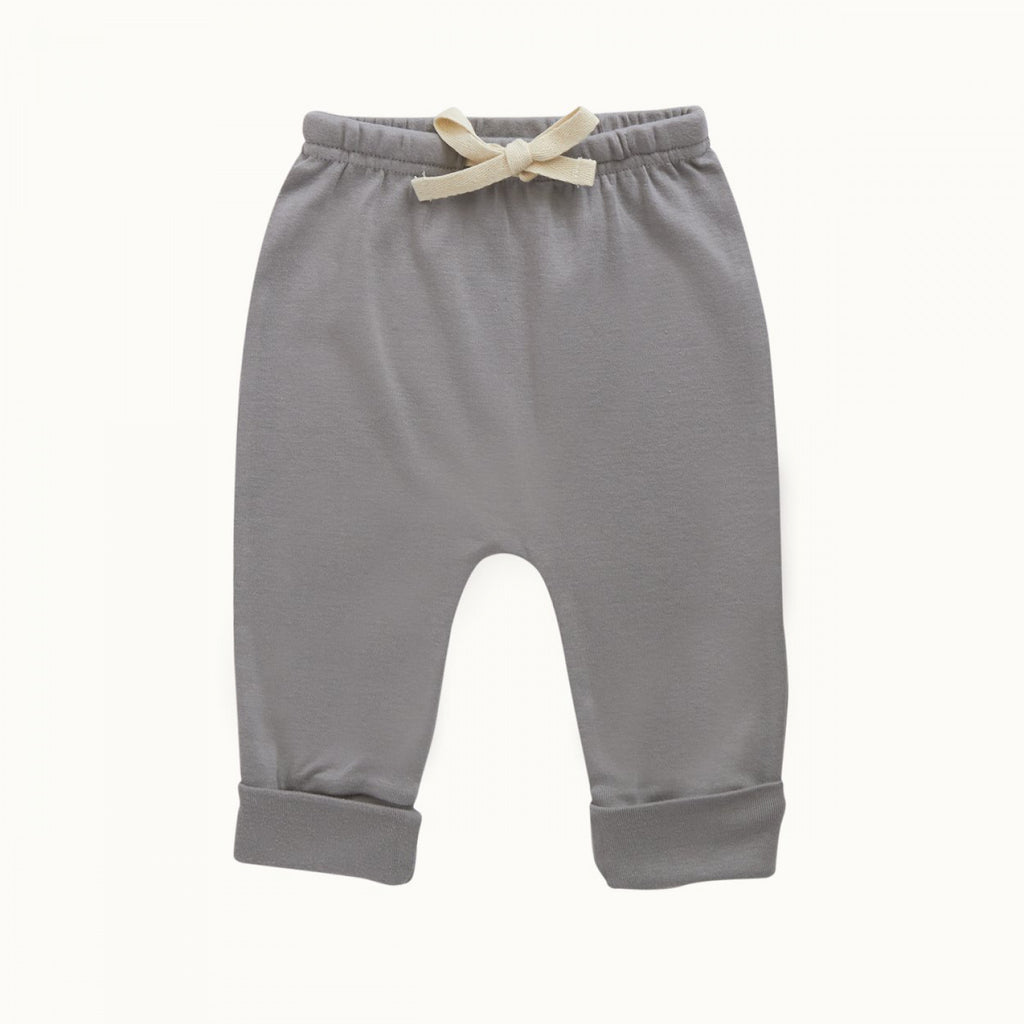Nature Baby - Cotton Drawstring Pant - Grey - Eco Child