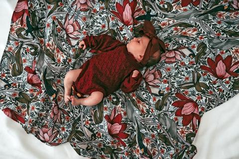 Pop Ya Tot - Nouveau in Flight - 100% Organic Cotton Swaddle - Eco Child
