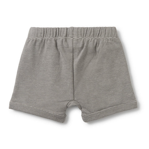 Wilson and Frenchy - Slouch Pocket Shorts - Charcoal Stripe - Eco Child