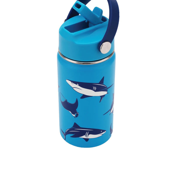 CHEEKI - Insulated Kids Bottle Shark 400ml