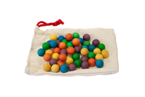 Qtoys -  Wooden Rainbow Balls set 50 - Eco Child