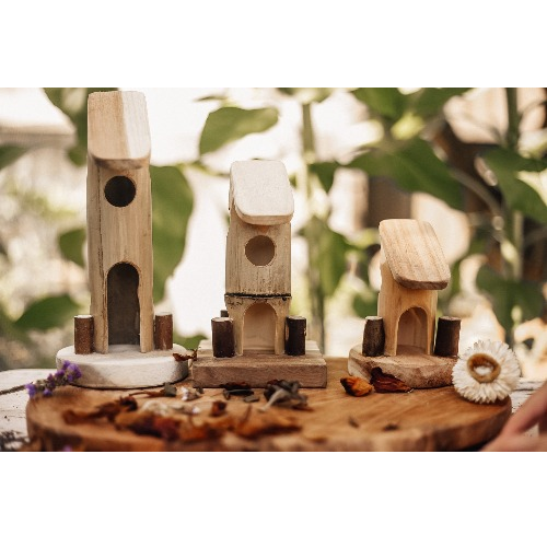 Qtoys - Natural Bamboo Fairy House - Eco Child
