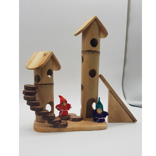 Qtoys - Natural Bamboo Gnome Play set - Eco Child