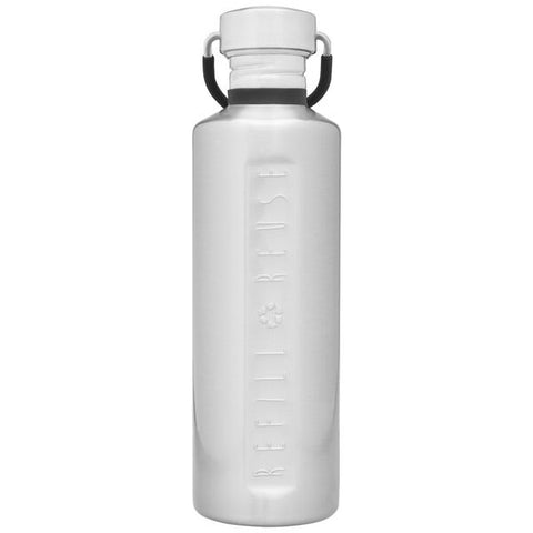 CHEEKI - Stainless Steel Bottle Silver 750ml - Eco Child
