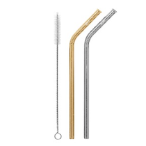 CHEEKI - Stainless Steel - Drinking Straws Bent - Eco Child