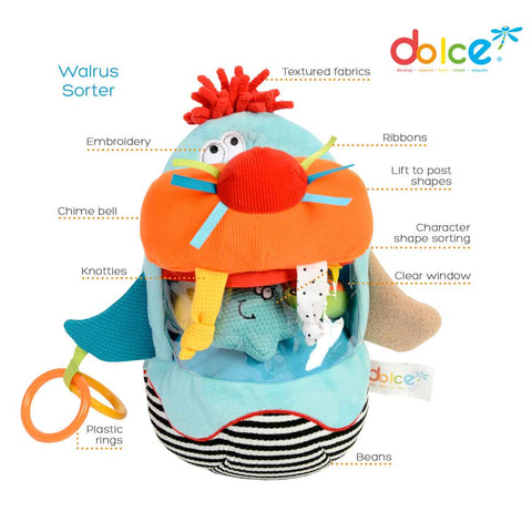 Dolce Toys - Walrus Sorter - Eco Child