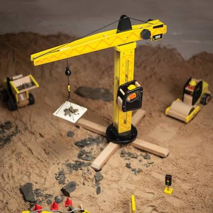 Tidlo Wooden Tower Crane – Eco Child1