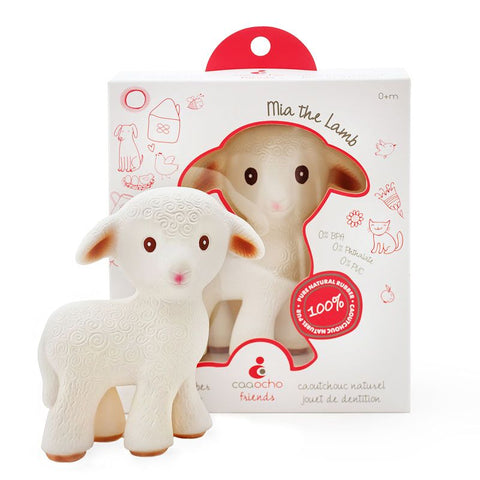 CaaOcho - 100% Natural Rubber Mia the Lamb - Eco Child