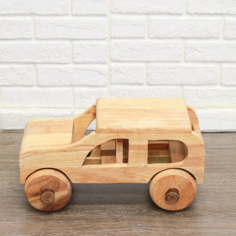 Qtoys -  Natural Wooden Car - Eco Child