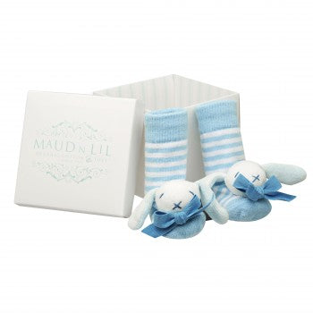 Maud n Lil - Oscar Boxed Rattle Socks - Eco Child