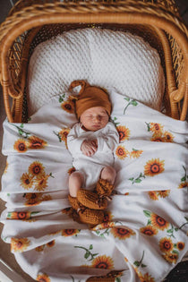 Snuggle Hunny Kids - Sunflower Organic Muslin Wrap - Eco Child