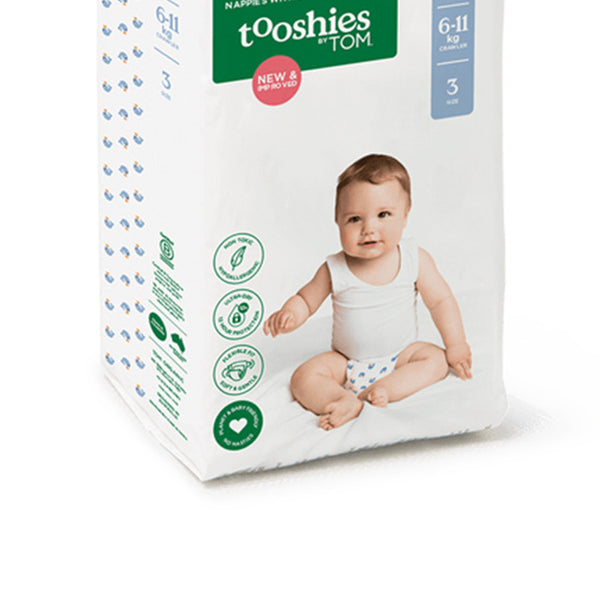 Tooshies by TOM - Eco Nappies Crawler - Pack of 44 - Eco Child