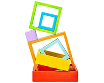 Bigjigs Toys - Wooden Stacking Squares - Eco Child