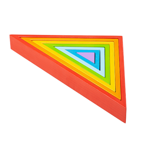 Bigjigs Toys - Wooden Stacking Triangles - Eco Child