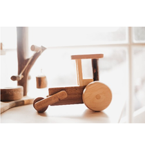Qtoys -  Natural Timber Steam Roller - Eco Child